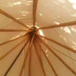 binnenkant tipi tent, teepee huren, verhuur tipi tenten
