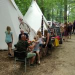 Kids indianendorp huren, dromenvangers maken in de tipi tent. indianententen met kinder activiteiten