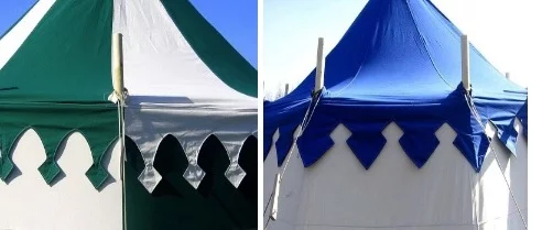 kleuren kantelen middeleeuwse tent kopen