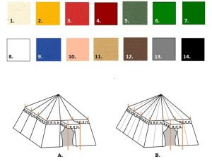 Verkoop riddertenten, kasteel tent kopen