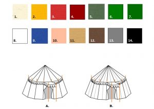 kleuren riddertent kopen