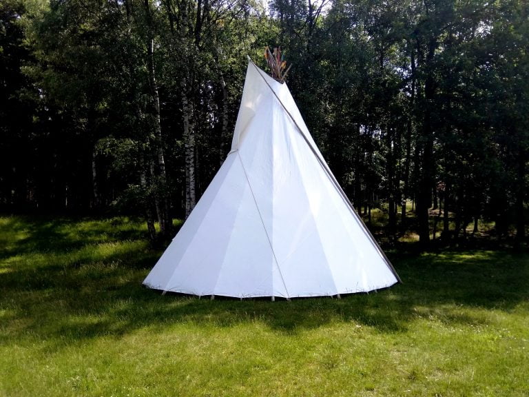 kinderfeestje in de indianentent in België